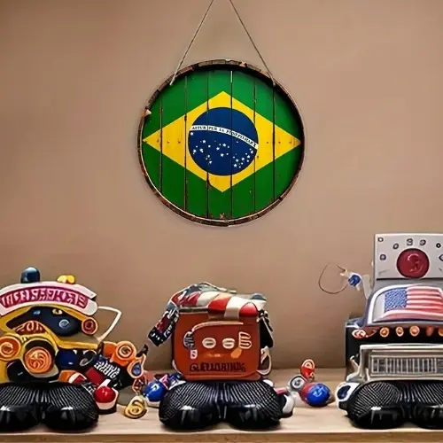 Decoração 2D Rústica Suspensa BrasCup ™