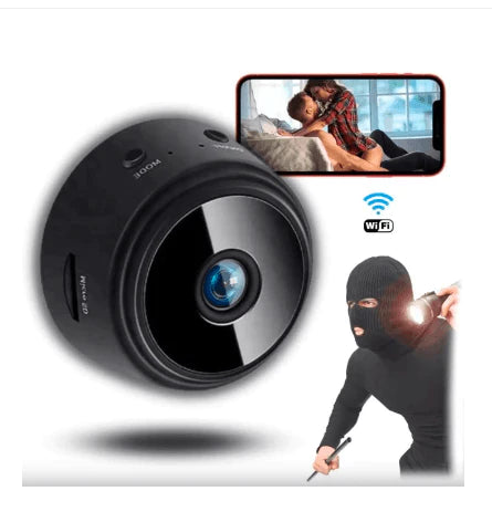 Compre 2 leve 3 - Mini Câmera de Segurança com Controle Wi-Fi + Cartão de Memoria 32G