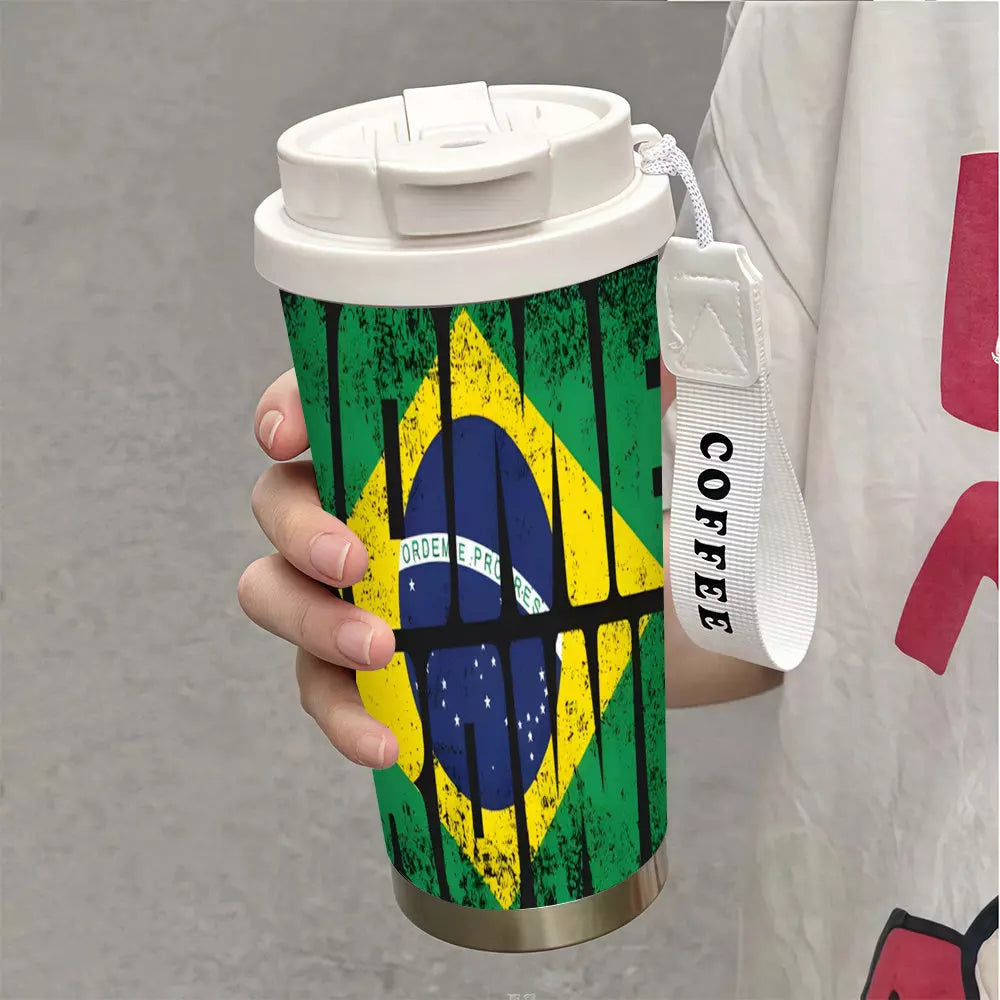 Copo Térmico  Camada Dupla Word Cup Brasil ™ - Edição Limitada