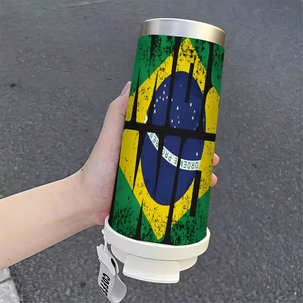 Copo Térmico  Camada Dupla Word Cup Brasil ™ - Edição Limitada