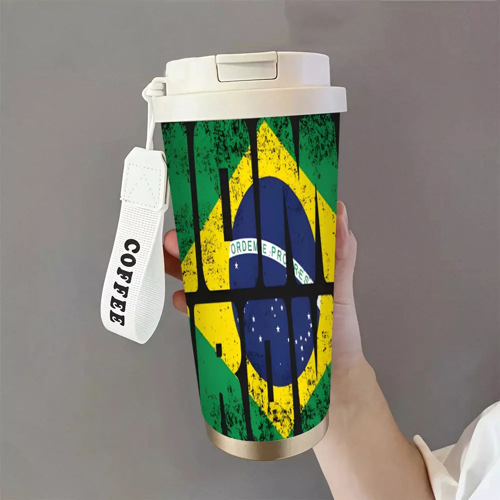 Copo Térmico  Camada Dupla Word Cup Brasil ™ - Edição Limitada