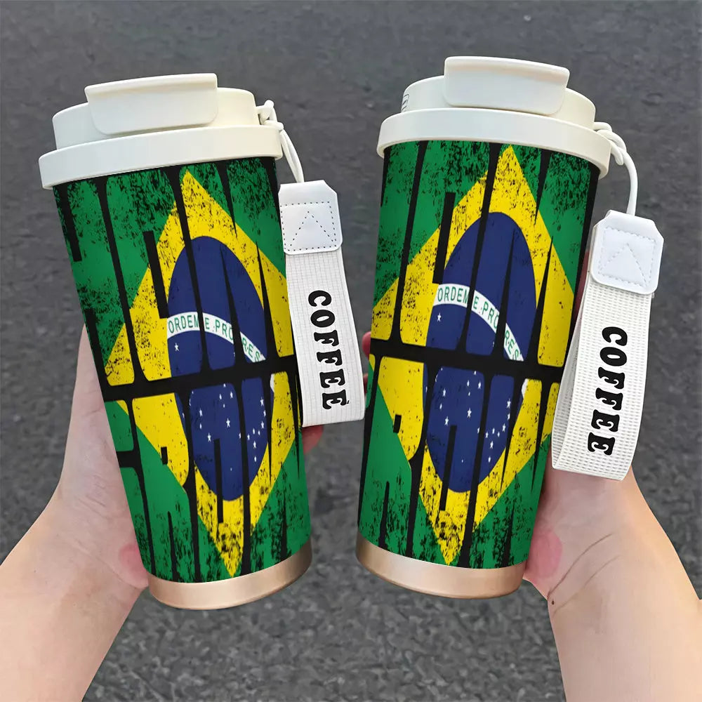 Copo Térmico  Camada Dupla Word Cup Brasil ™ - Edição Limitada
