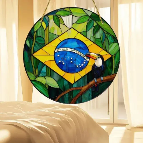 Decoração Suspensa Tropical Rústica - Edição Word Cup Brasil ™