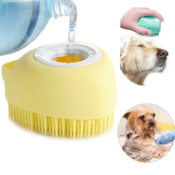 Escova Massageadora de Banho - Pets Pro