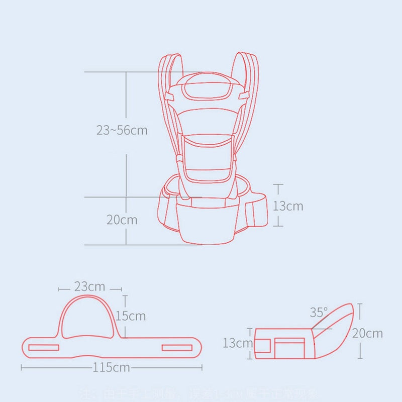 Portador de Bebês Ergonômico - Baby Pool